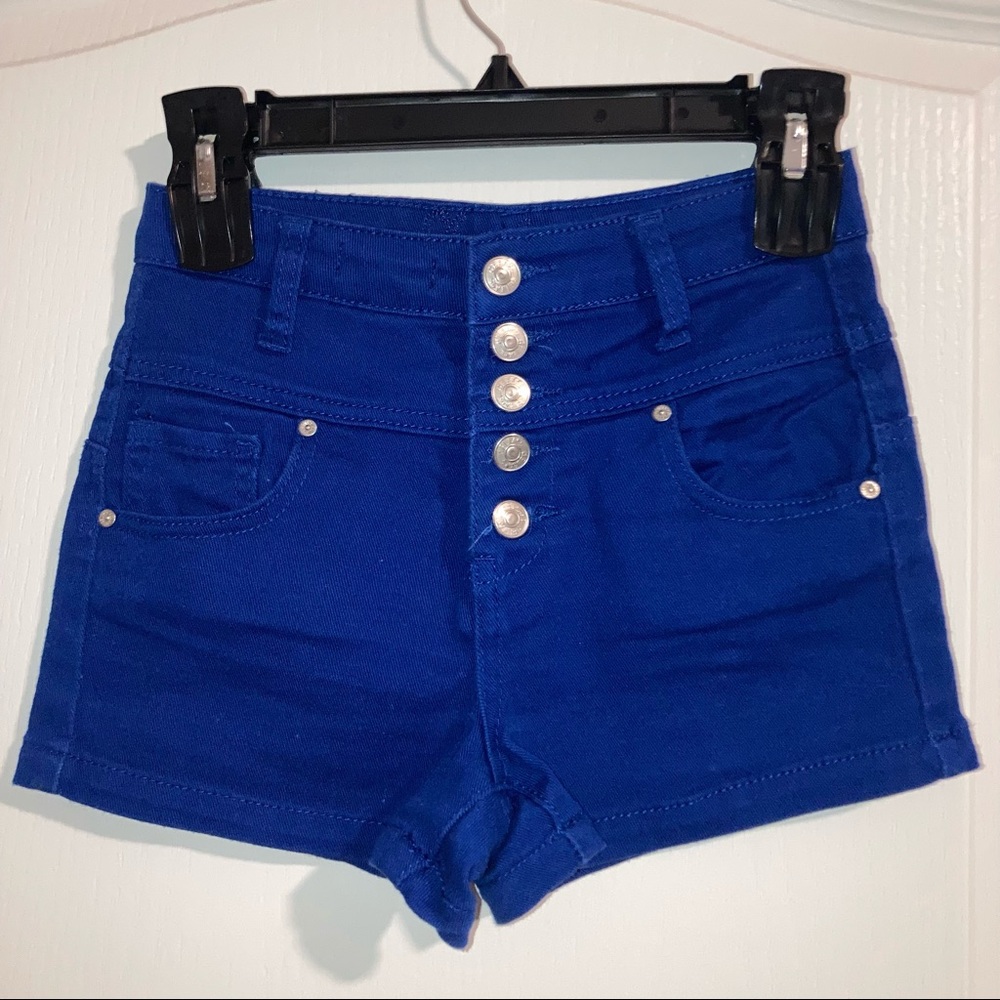 dELiA*s high-waisted denim shorts